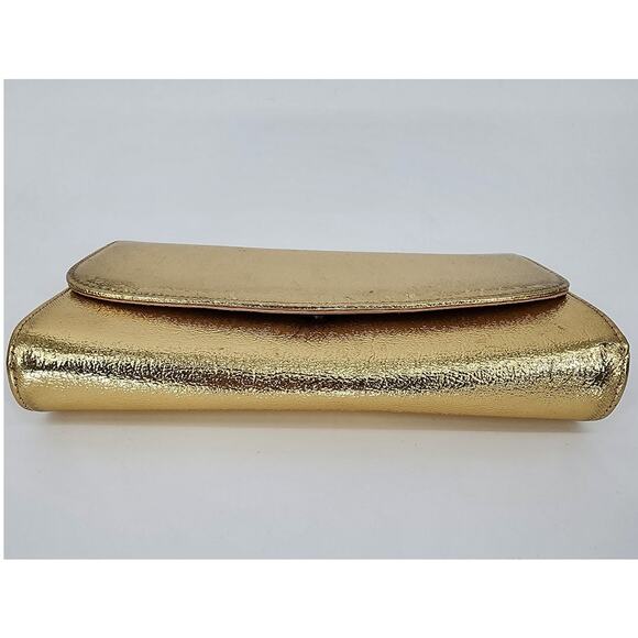 Vintage Gold Metallic Clutch Purse - Picture 13 of 14